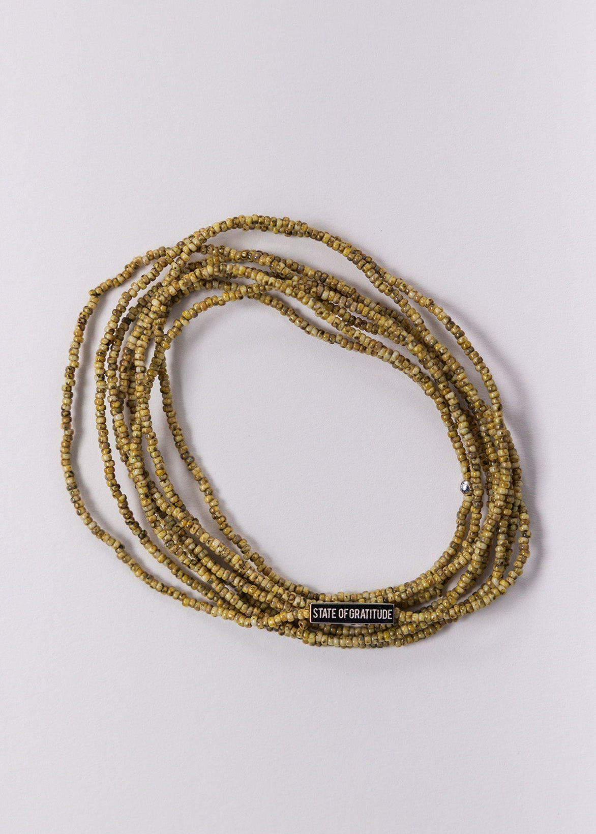 Pulsera de gratitud con forma de plátano