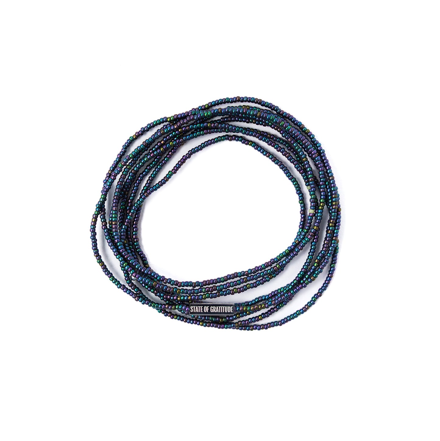 Eggplant Intention Wrap Bracelet