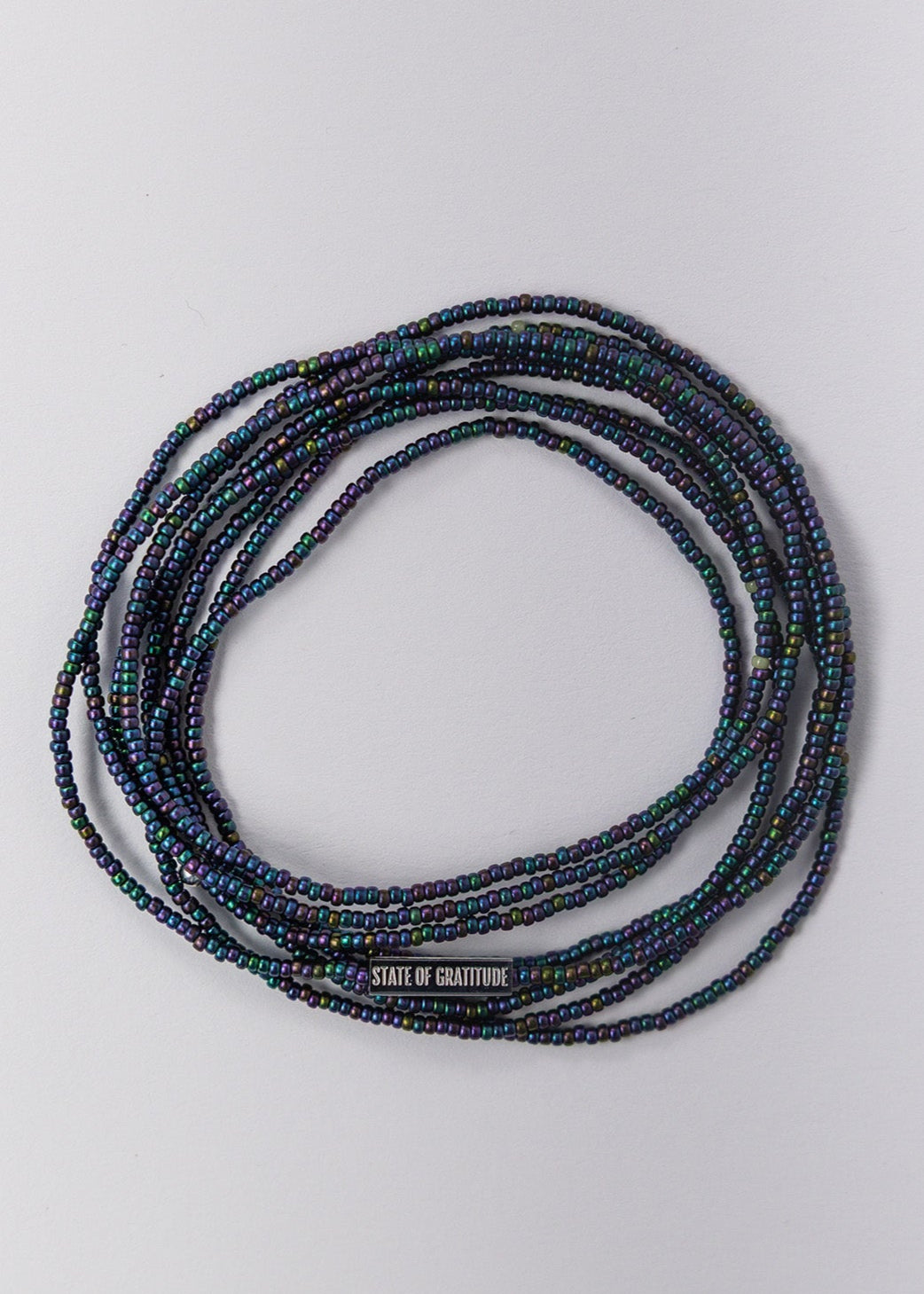 Eggplant Intention Wrap Bracelet