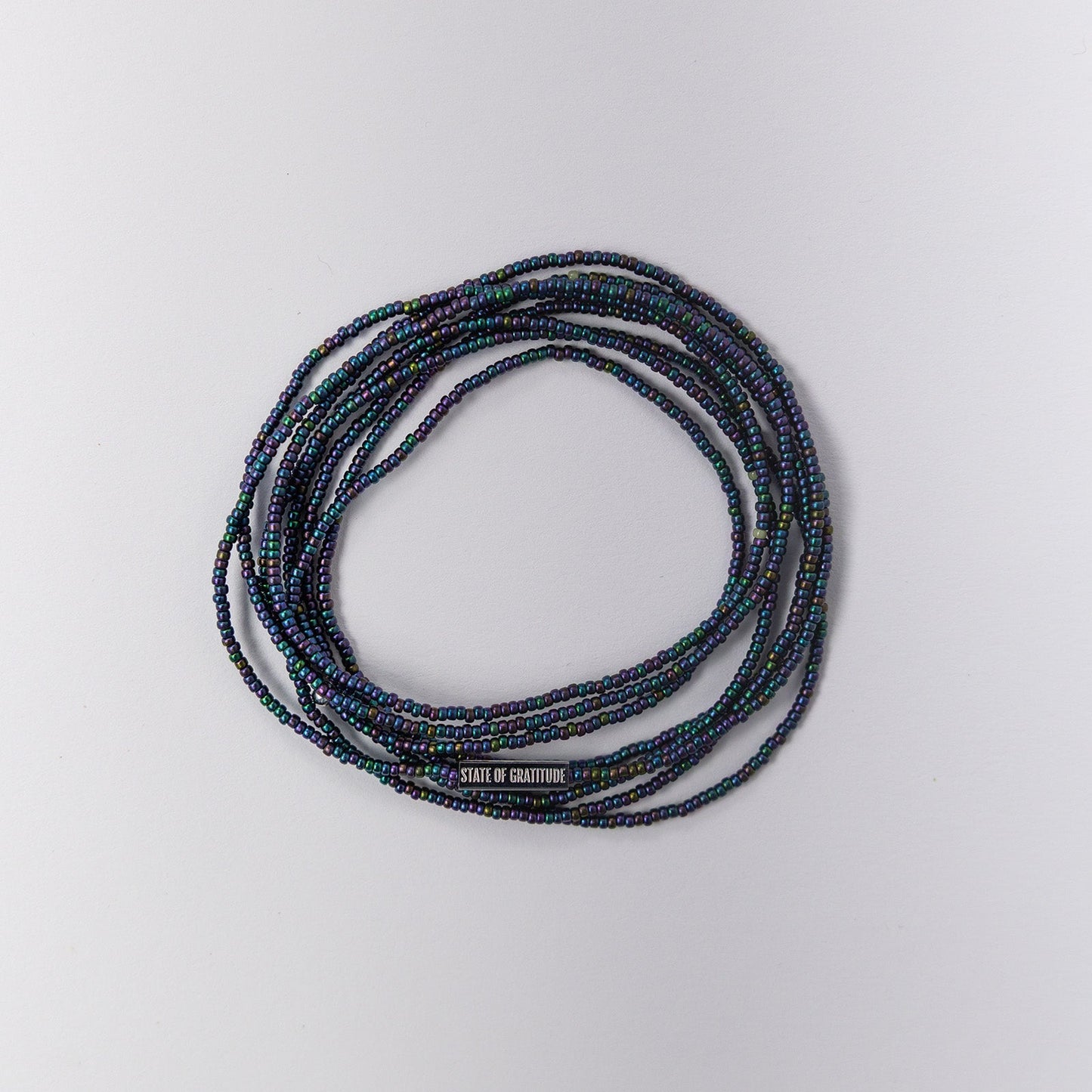 Eggplant Intention Wrap Bracelet