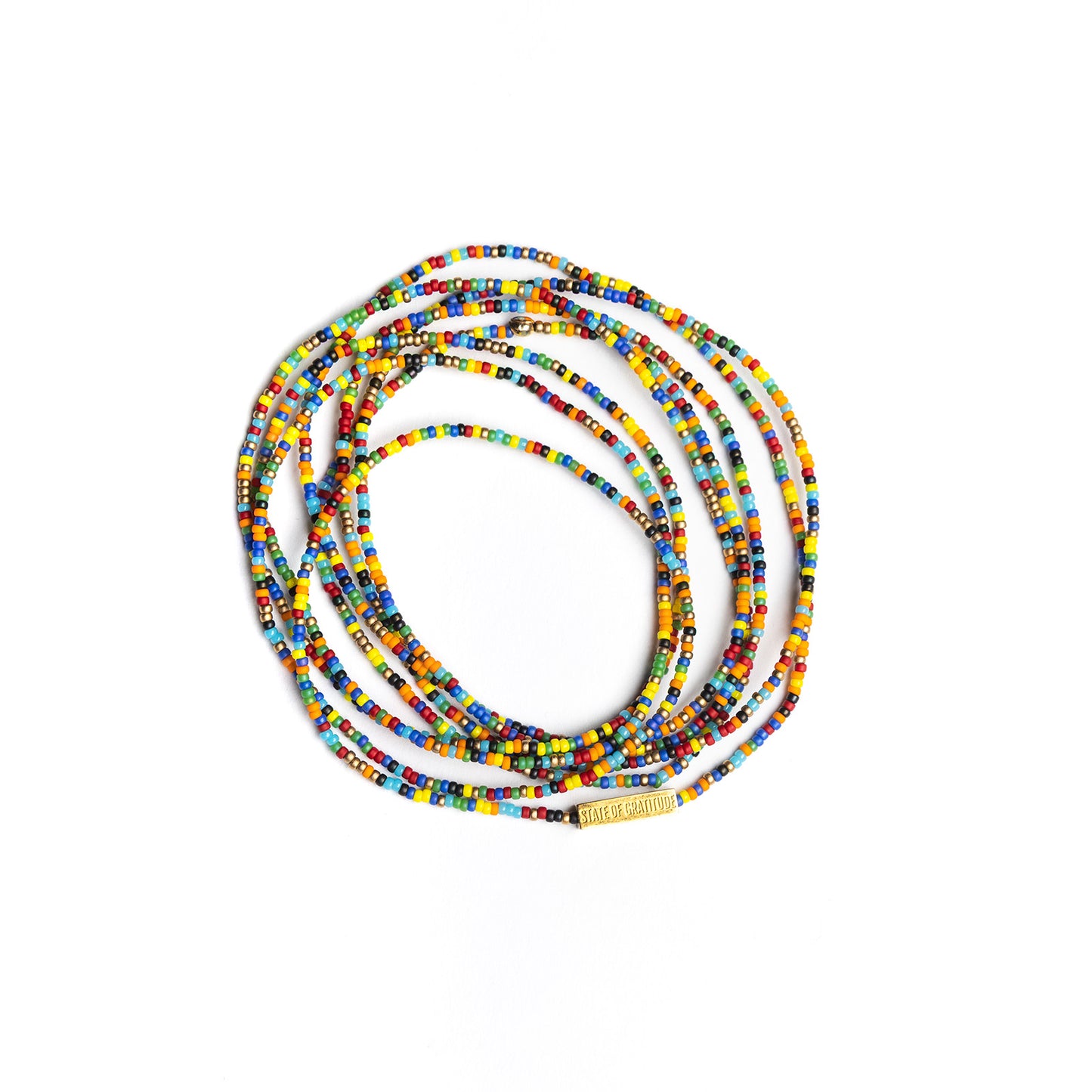 Golden Unity Intention Wrap Bracelet