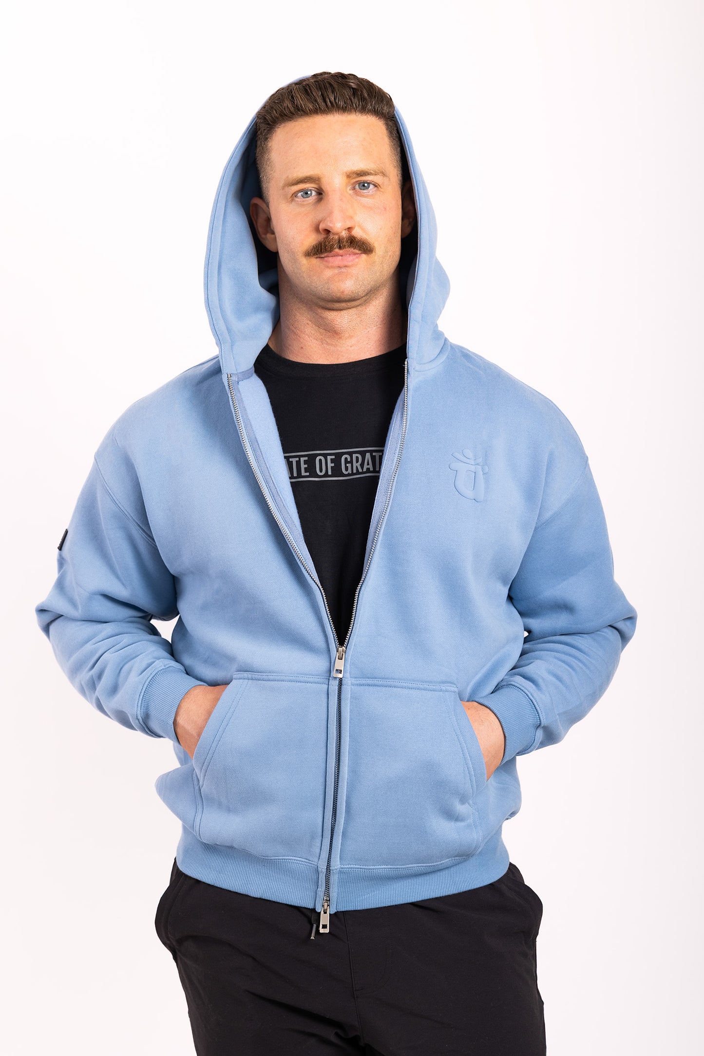 La sudadera con capucha Zip Puff