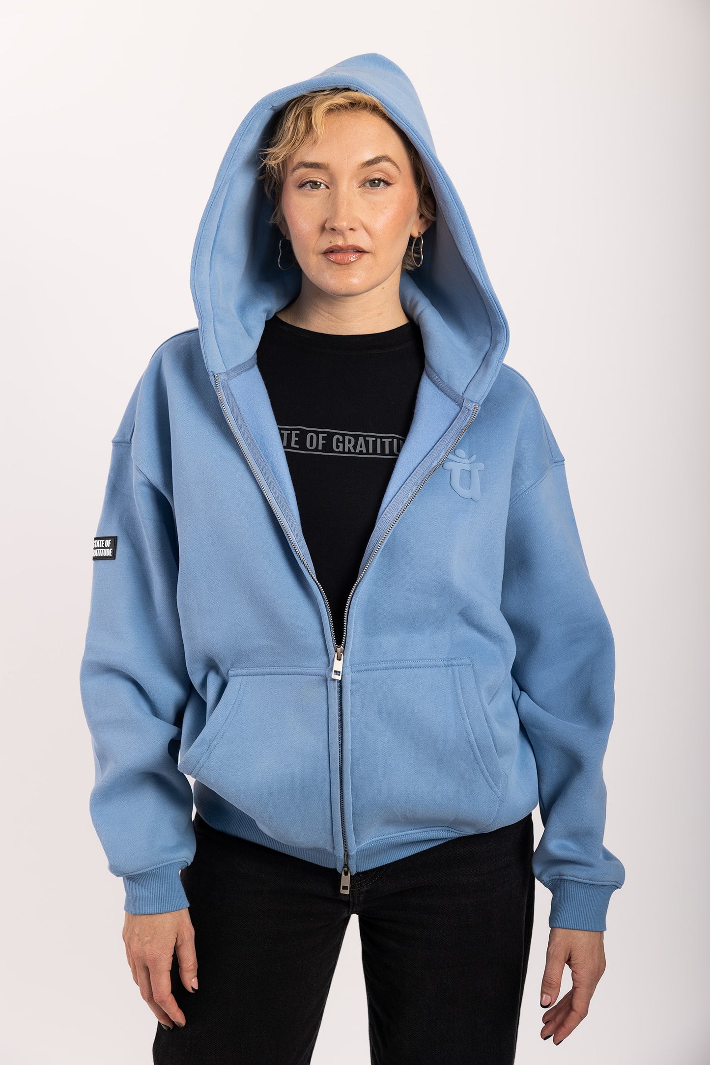 La sudadera con capucha Zip Puff