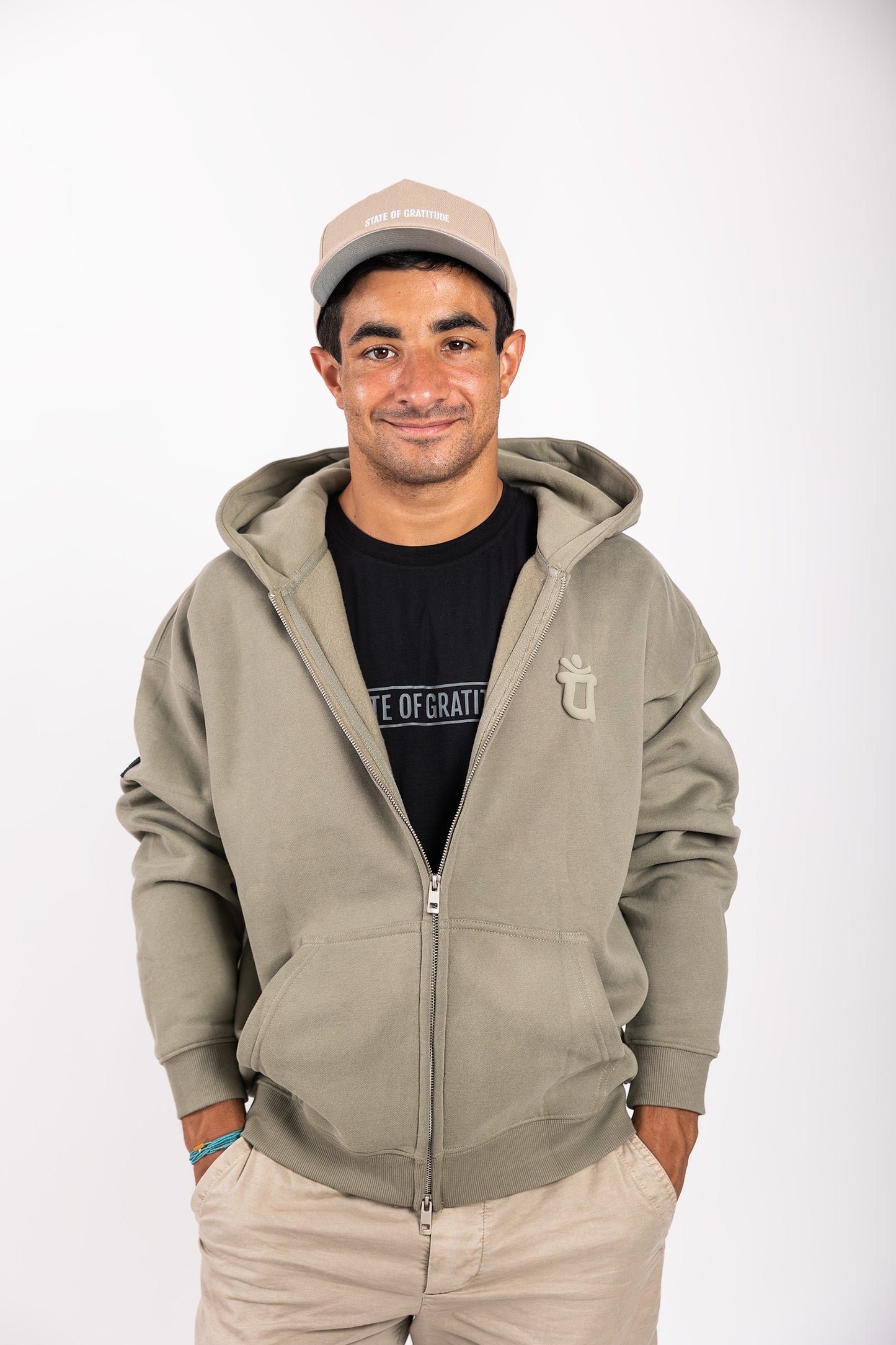 La sudadera con capucha Zip Puff