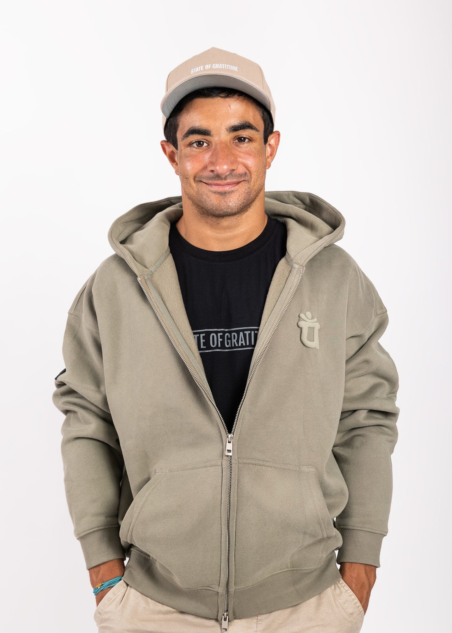 La sudadera con capucha Zip Puff
