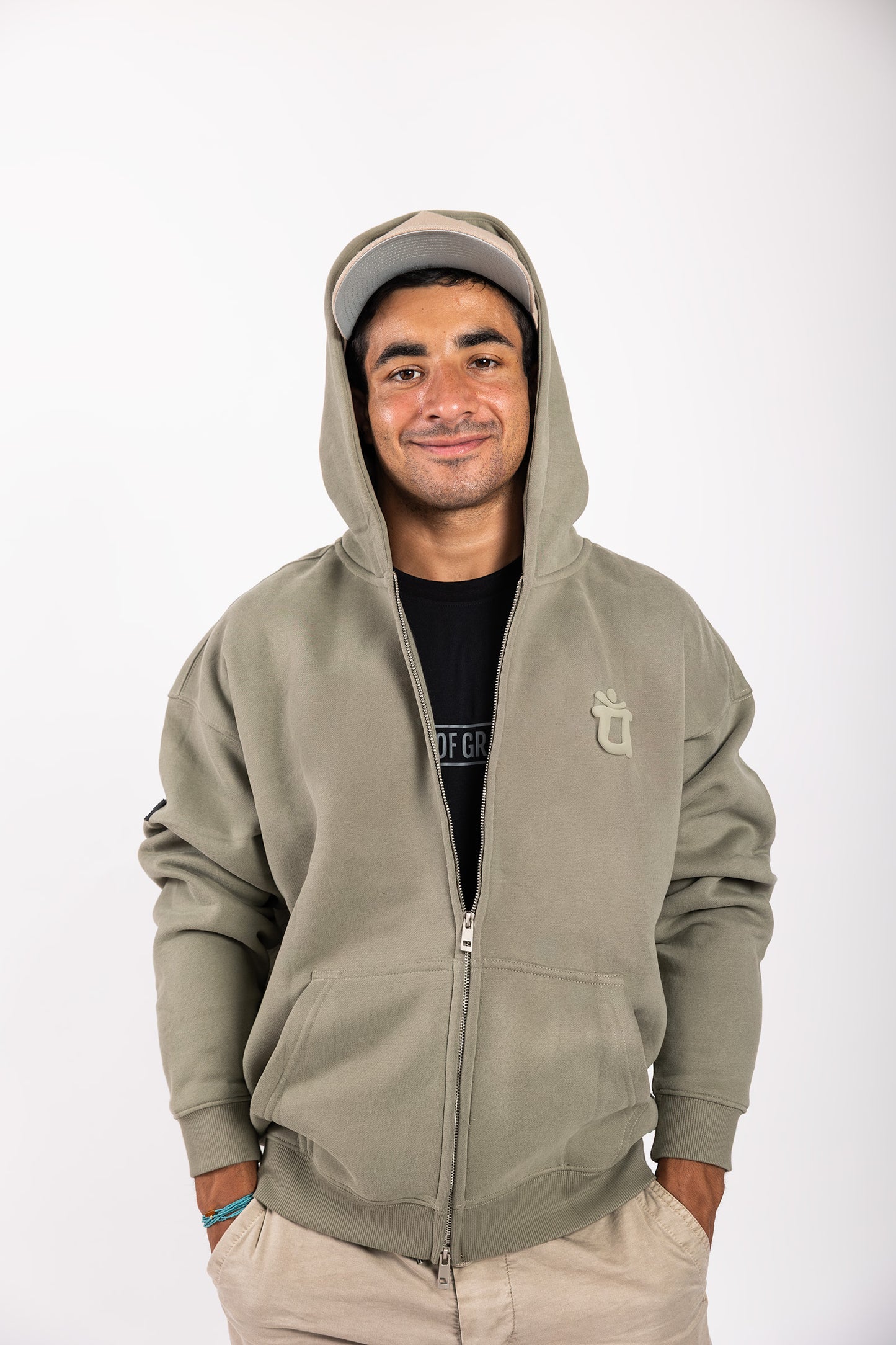 La sudadera con capucha Zip Puff
