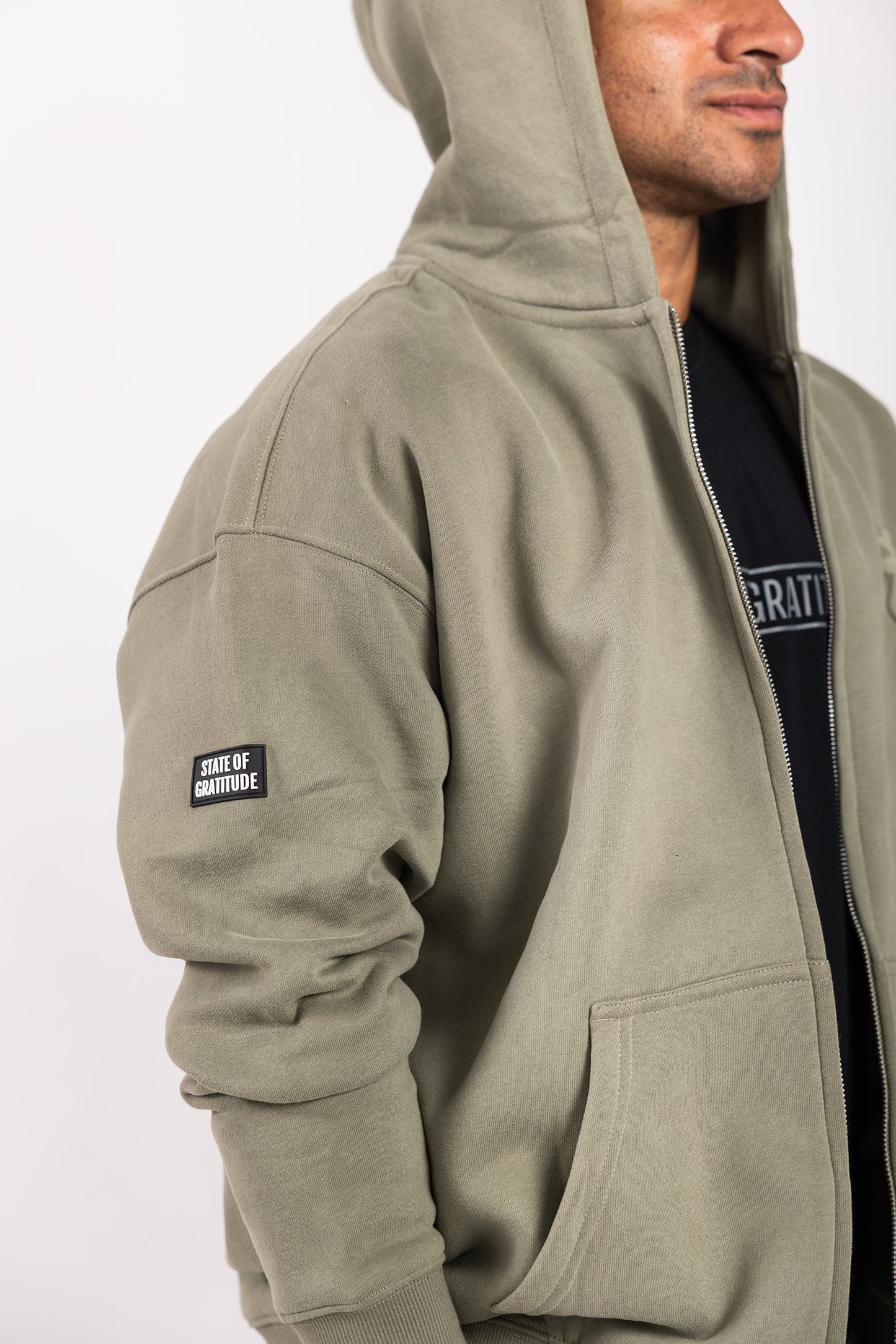 La sudadera con capucha Zip Puff