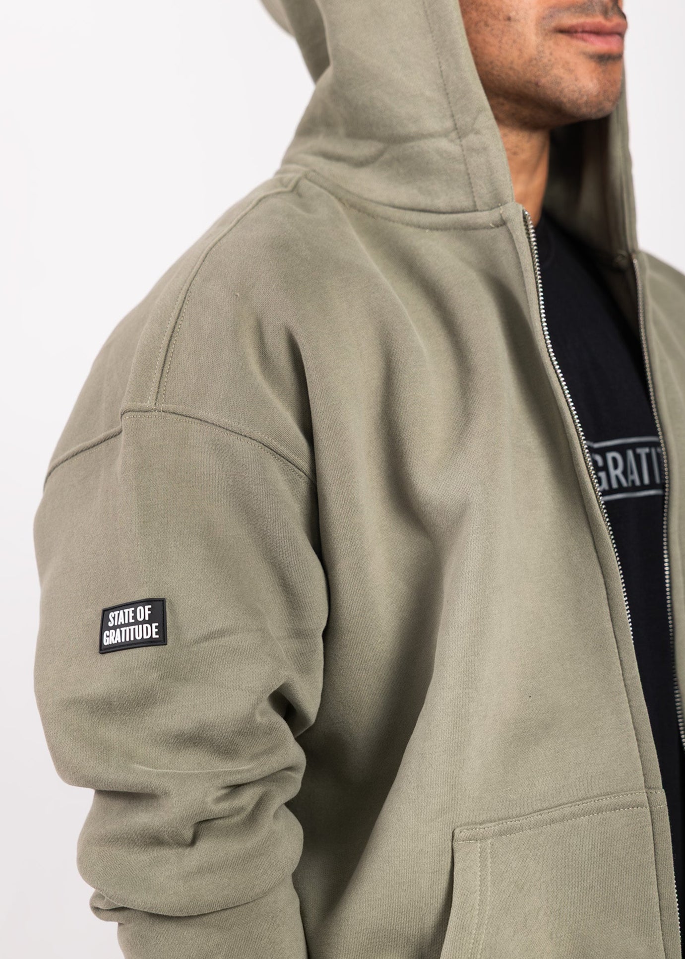 La sudadera con capucha Zip Puff