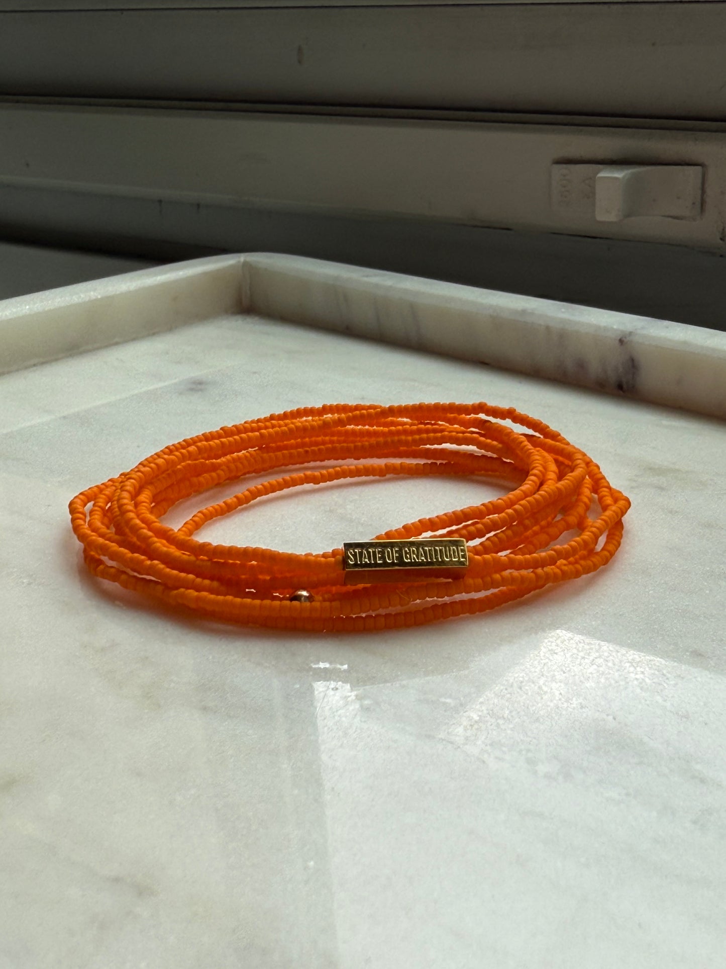 Mandarin Gratitude Bracelet Wrap