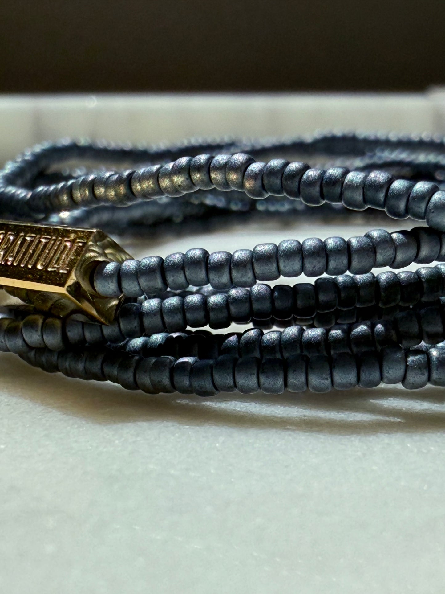 Shark Blue Gratitude Bracelet Wrap