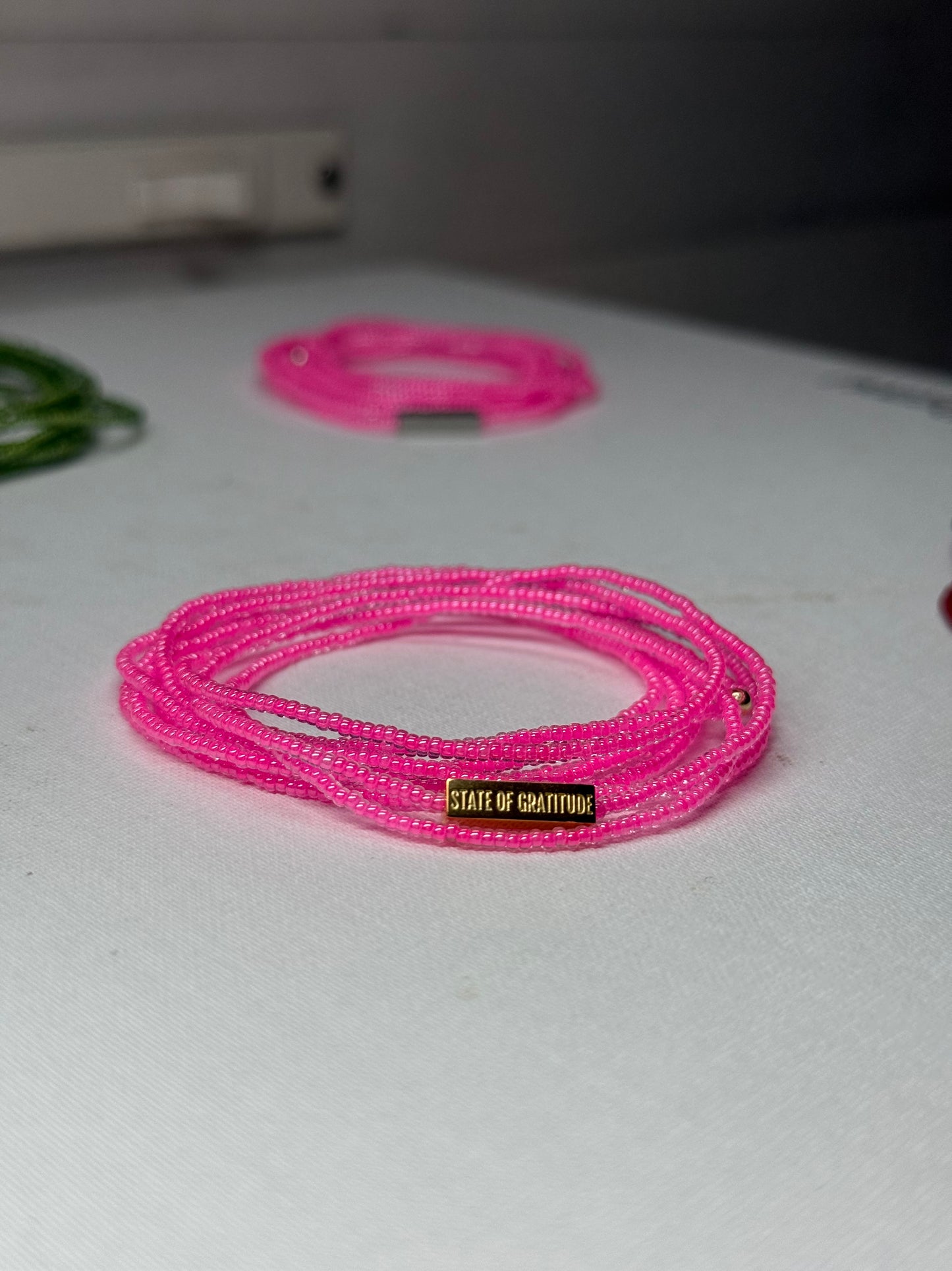 Barbie Pink Intention Wrap Bracelet