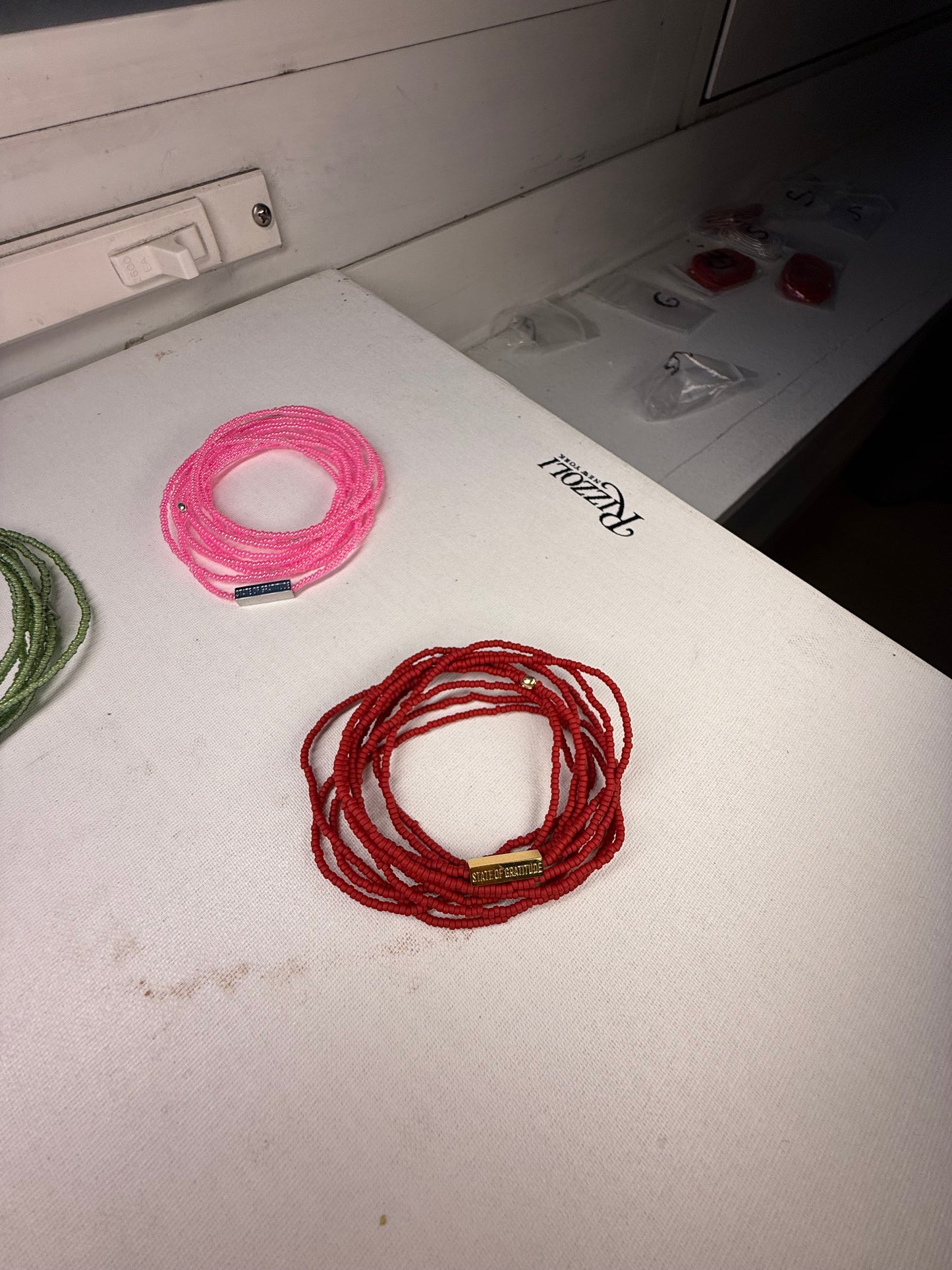 Brick Red Intention Wrap Bracelet