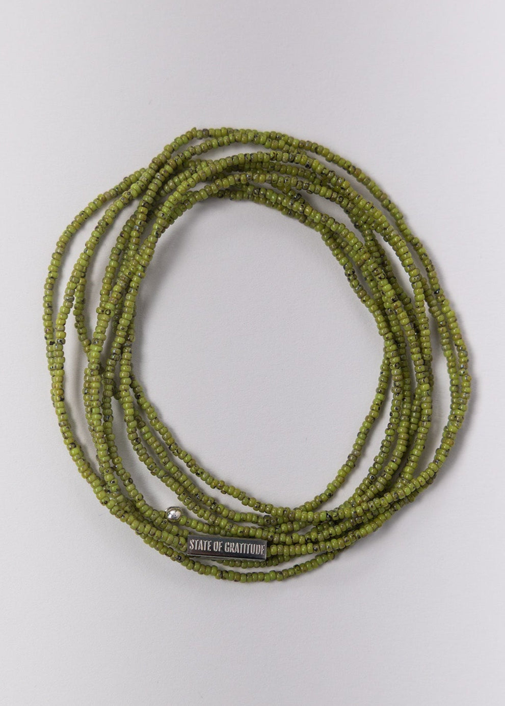 Lime Intention Wrap Bracelet