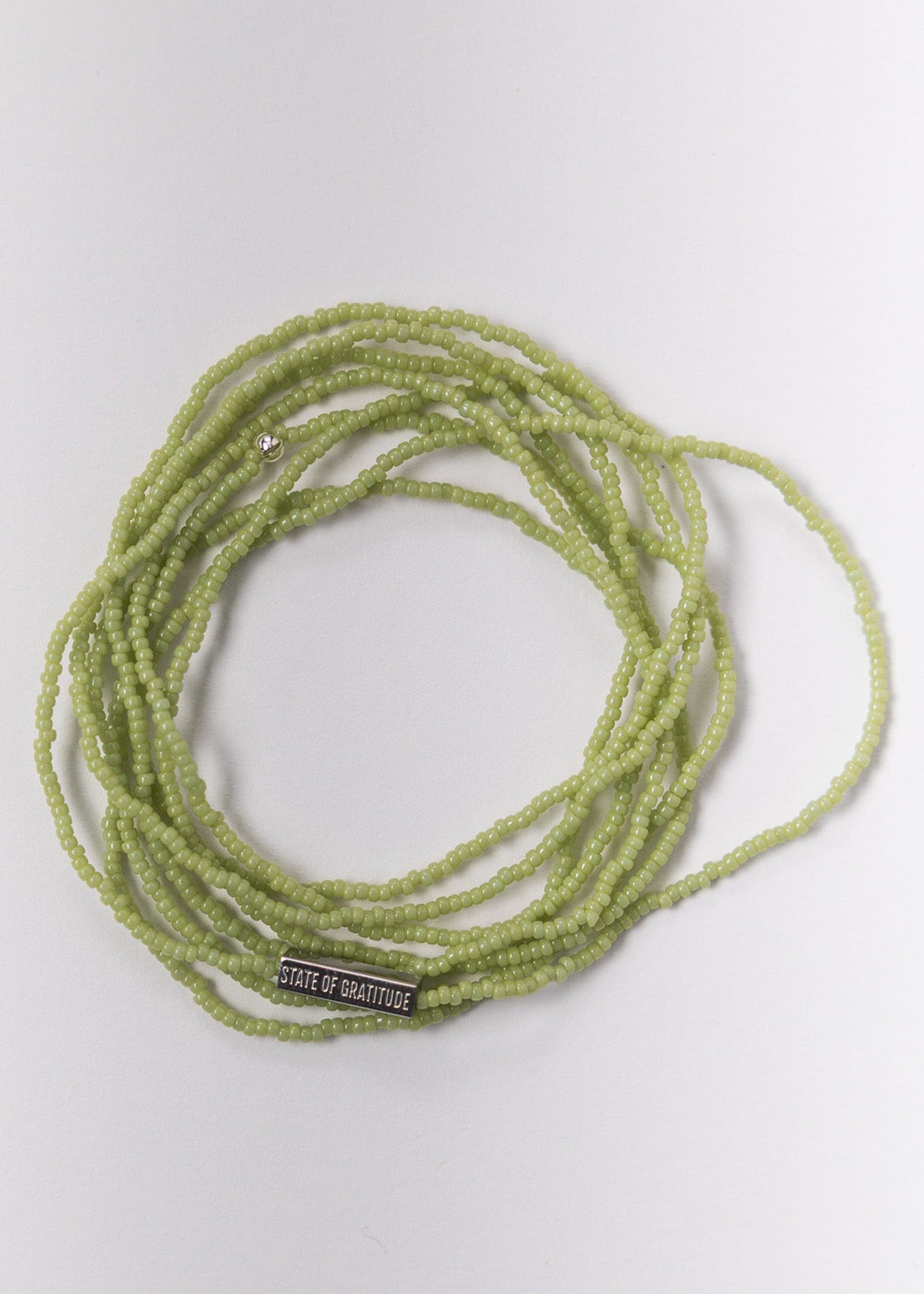 Pistachio Intention Wrap Bracelet