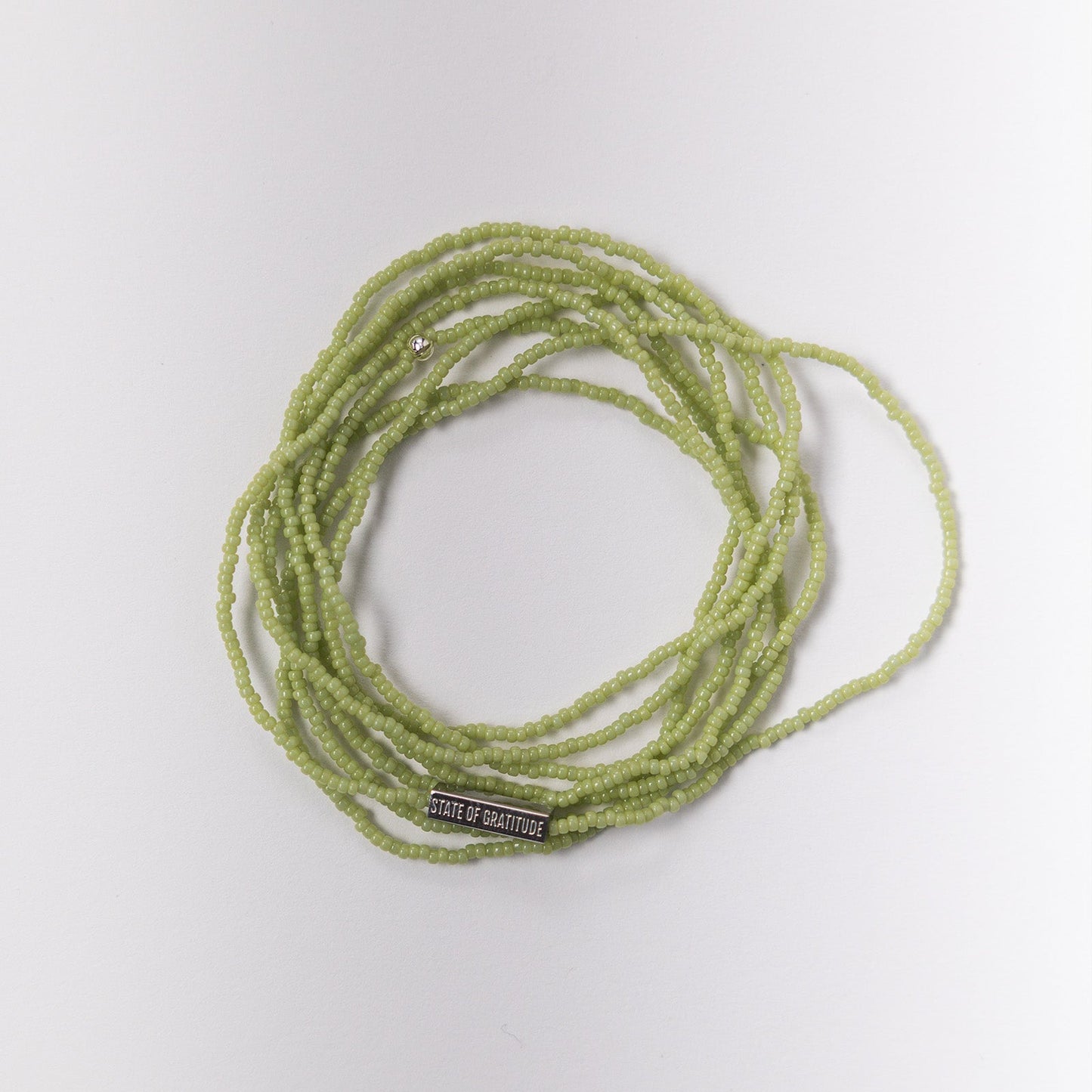 Pistachio Intention Wrap Bracelet