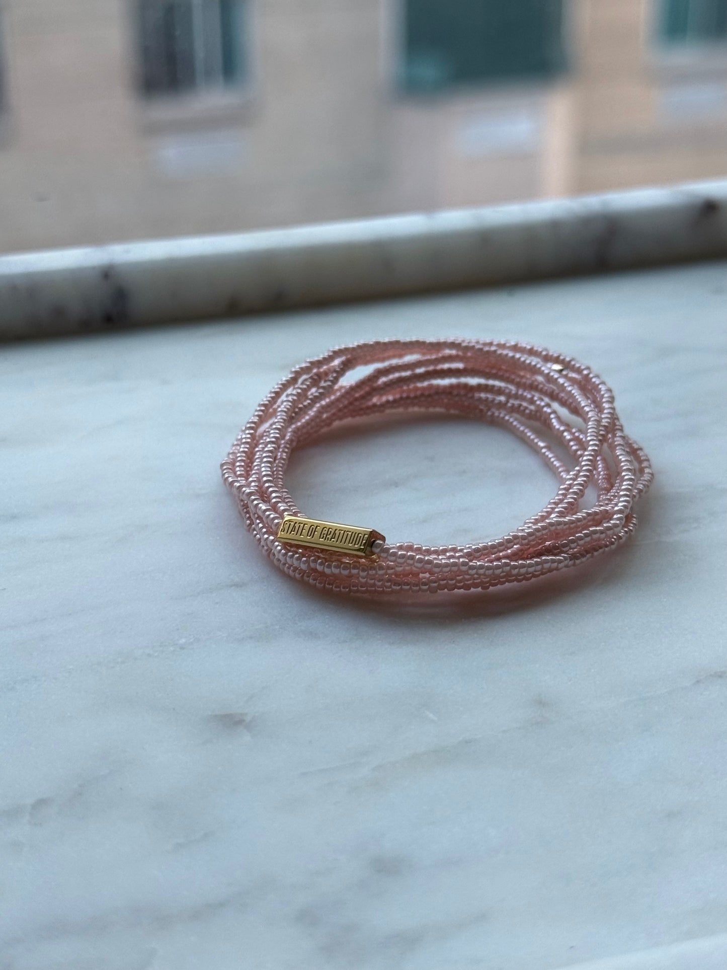 Salmon Gratitude Bracelet Wrap