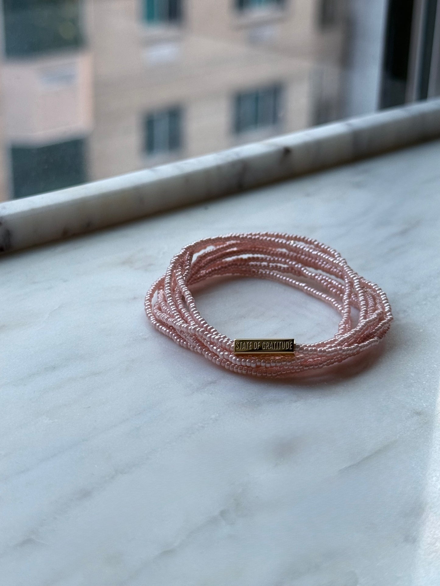Salmon Gratitude Bracelet Wrap