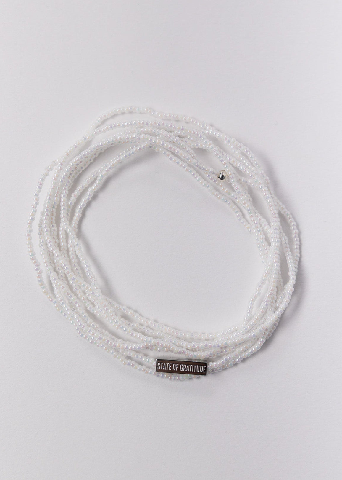 White Intention Wrap Bracelet