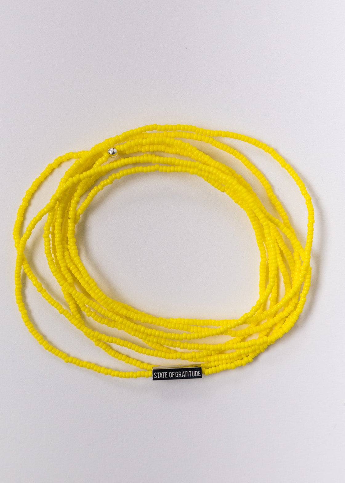 Yellow Intention Wrap Bracelet