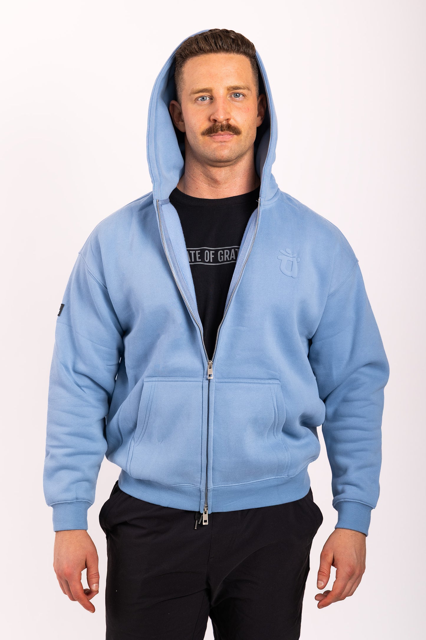 La sudadera con capucha Zip Puff