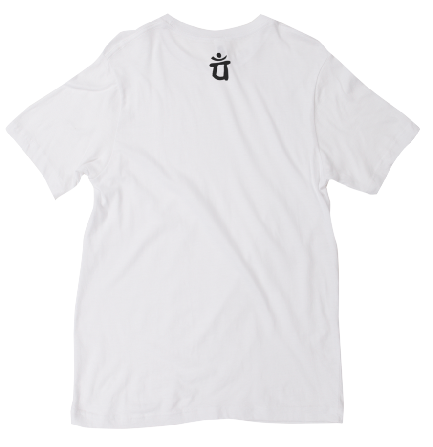 State of Gratitude White Tee Shirt Top. Gratitude Apparel. Recovery apparel. Yoga, Wellness, Athletic, Mindfulness wear. Unisex, Men's, and Women's Clothing Edit alt text