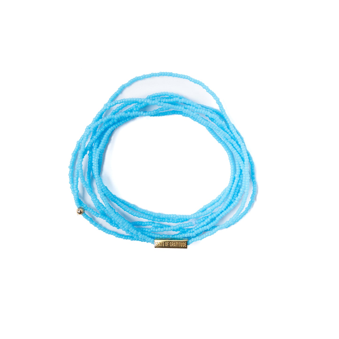 Aqua Intention Wrap Bracelet
