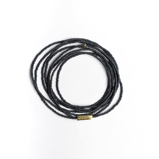 Slate Intention Wrap Bracelet