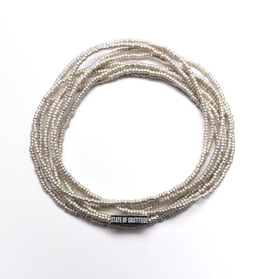 Silver Intention Wrap Bracelet