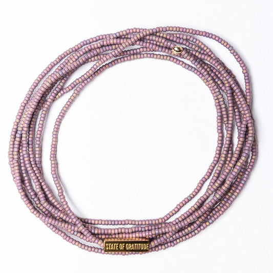 Purple Haze Intention Wrap Bracelet