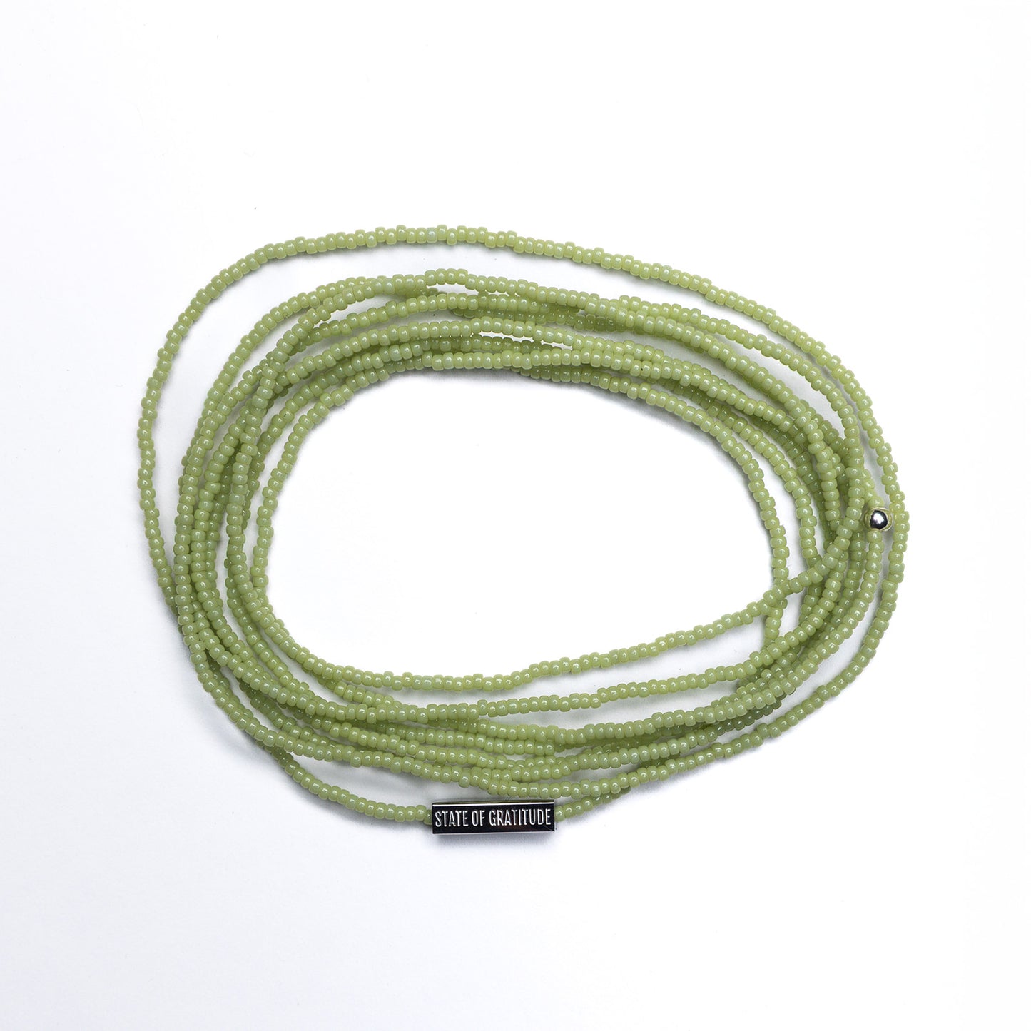 Pistachio Intention Wrap Bracelet