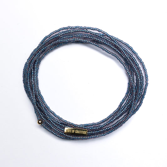 Indigo Intention Wrap Bracelet
