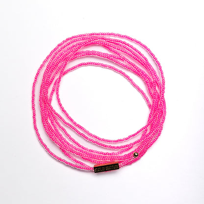 Barbie Pink Intention Wrap Bracelet