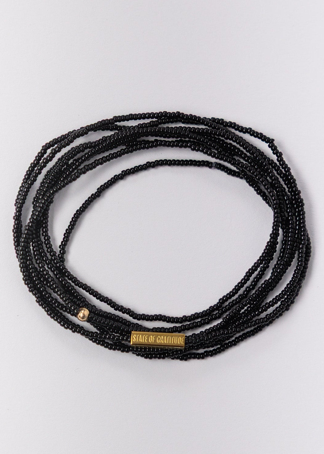 Black Intention Wrap Bracelet