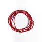 Brick Red Intention Wrap Bracelet