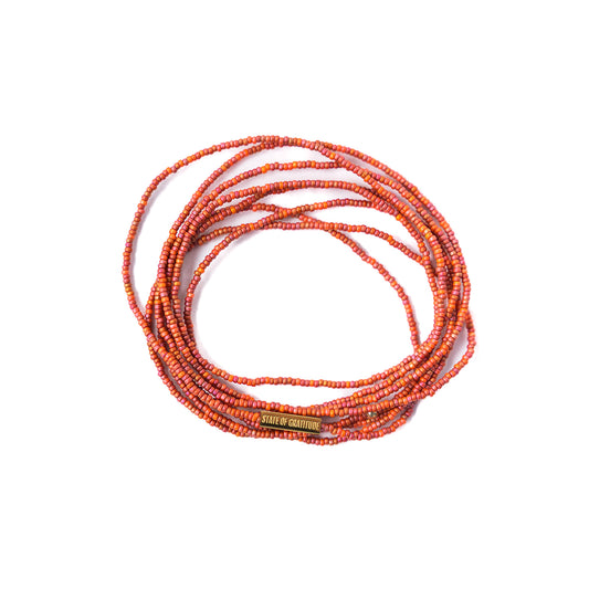 Carnation Intention Wrap Bracelet