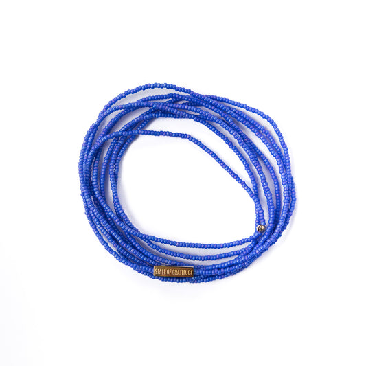 Cerulean Intention Wrap Bracelet