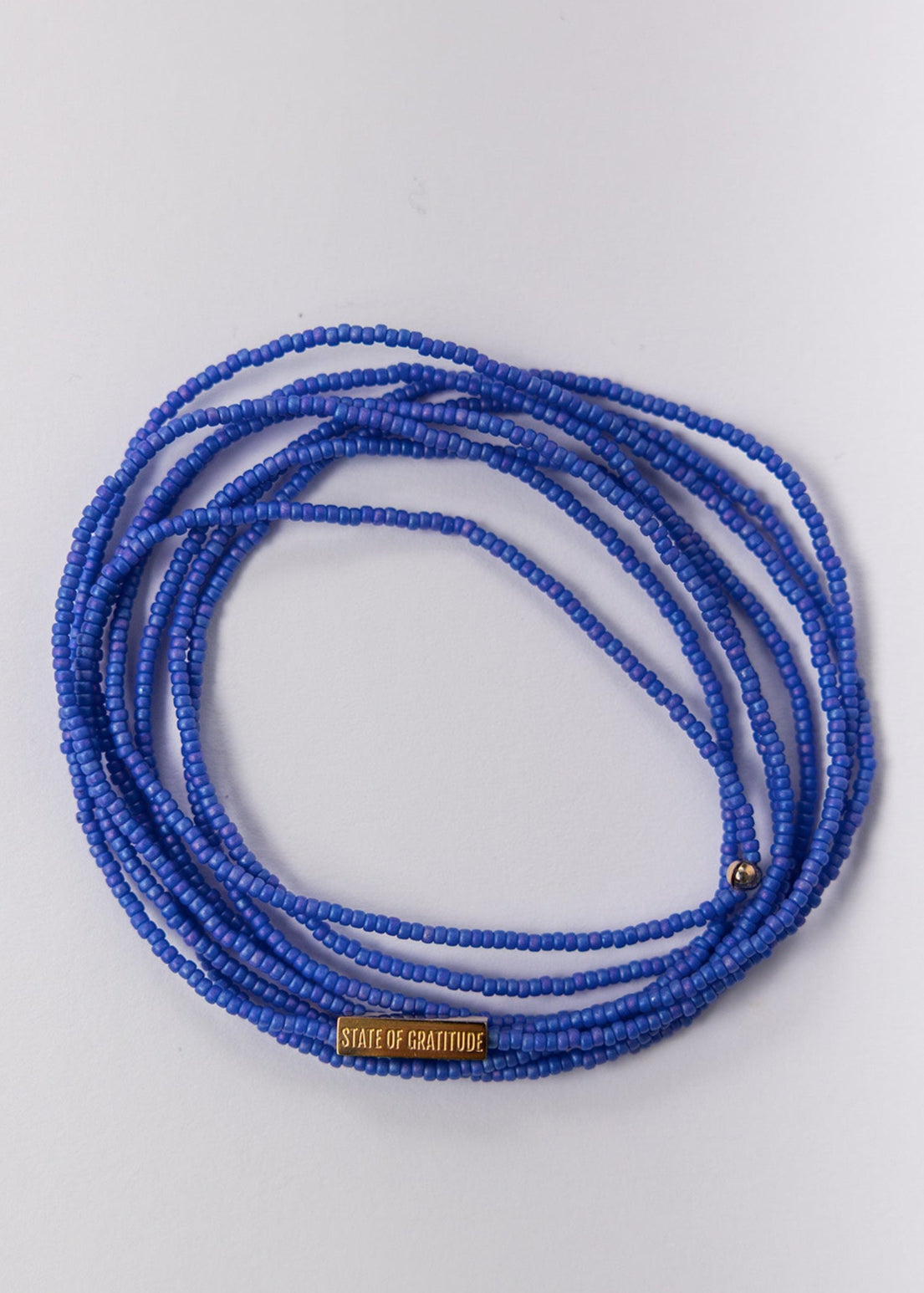 Cerulean Intention Wrap Bracelet