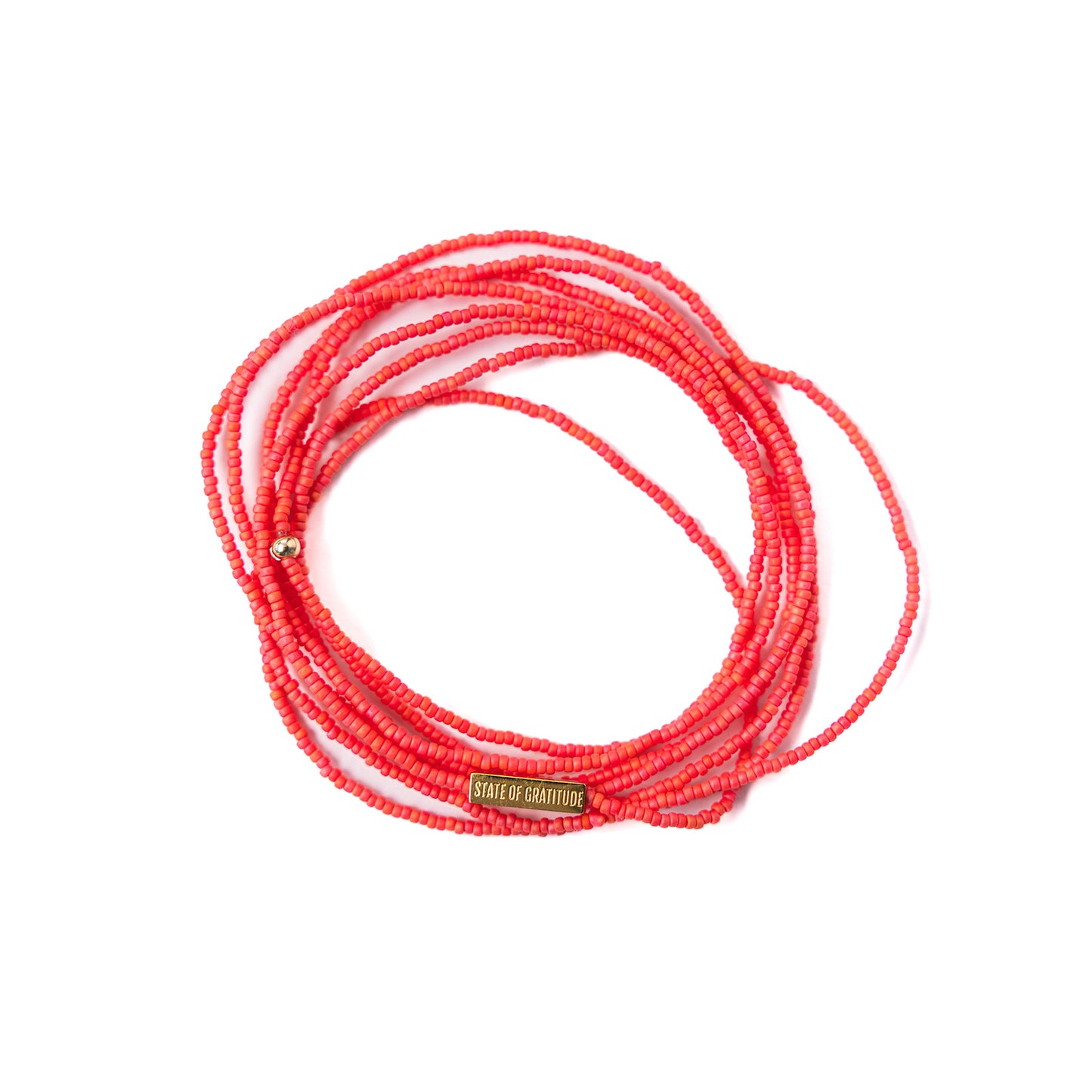 Coral Intention Wrap Bracelet