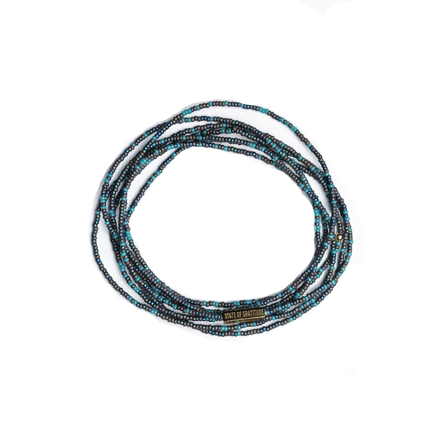 Denim Intention Wrap Bracelet