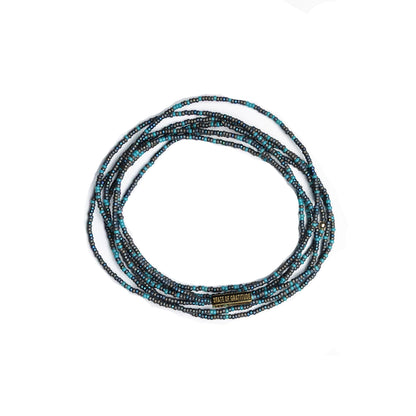 Denim Intention Wrap Bracelet