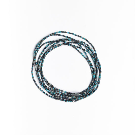 Denim Intention Wrap Bracelet