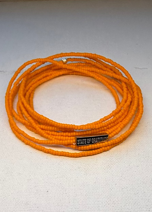 Mandarin Intention Wrap Bracelet