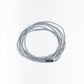 Ghost Grey Intention Wrap Bracelet