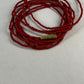 Brick Red Intention Wrap Bracelet