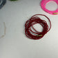 Brick Red Intention Wrap Bracelet