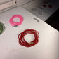 Brick Red Intention Wrap Bracelet