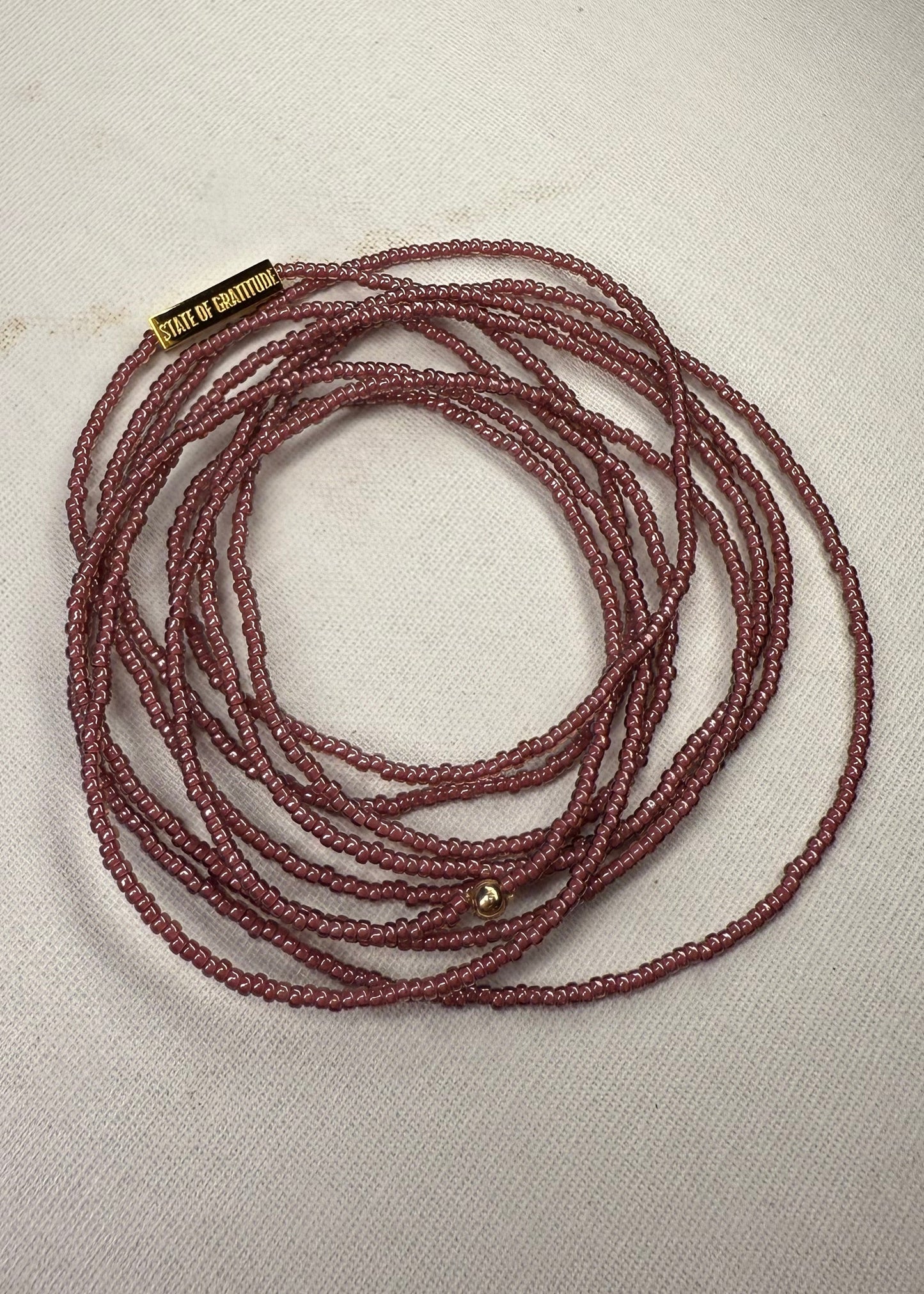 Plum Intention Wrap Bracelet — Limited Edition