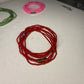 Brick Red Intention Wrap Bracelet