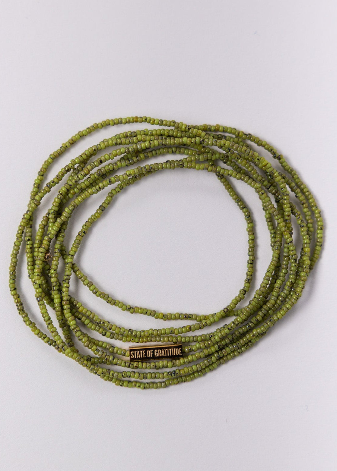 Lime Intention Wrap Bracelet