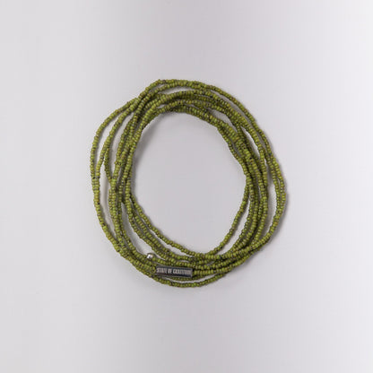 Lime Intention Wrap Bracelet